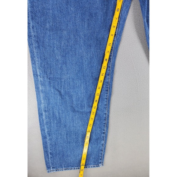 New Men Size 36x32 Levi's Premium 568 Loose Straight Linen+ Med Wash Jeans - Picture 11 of 12